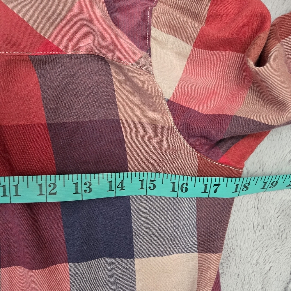 Scotch And Soda Maison Scotch Plaid Button-Up Cotton Lightweight Shirt. Small - Picture 13 of 15